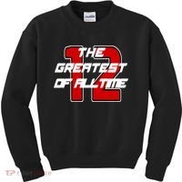 Brady 12 GOAT The Greatest Of All Time Kids Sweatshirt thumb 0