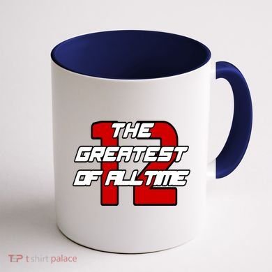 Brady 12 GOAT The Greatest Of All Time Coffee Mug back