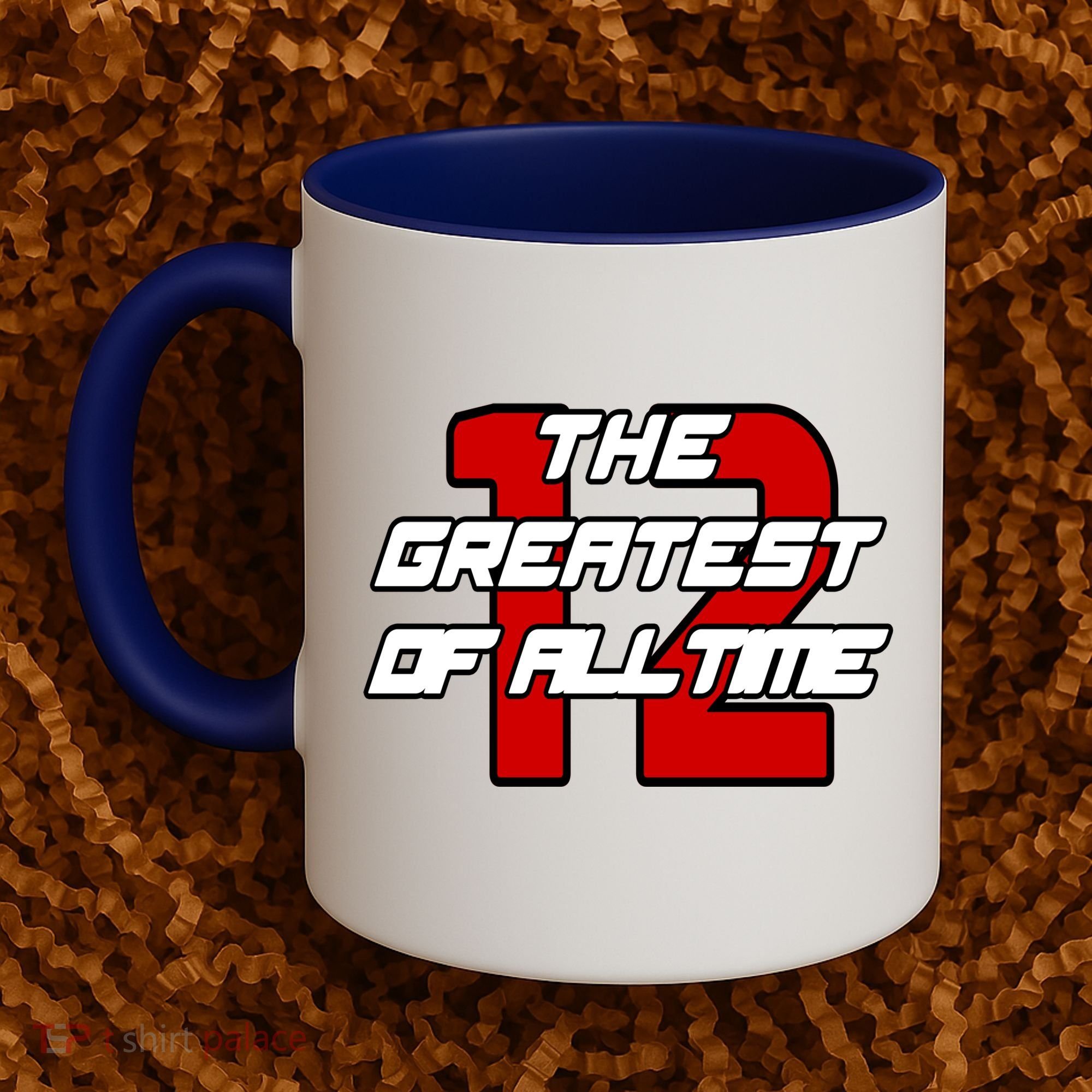 Brady 12 GOAT The Greatest Of All Time Coffee Mug