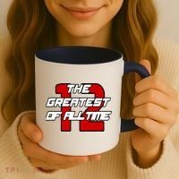 Brady 12 GOAT The Greatest Of All Time Coffee Mug thumb 3