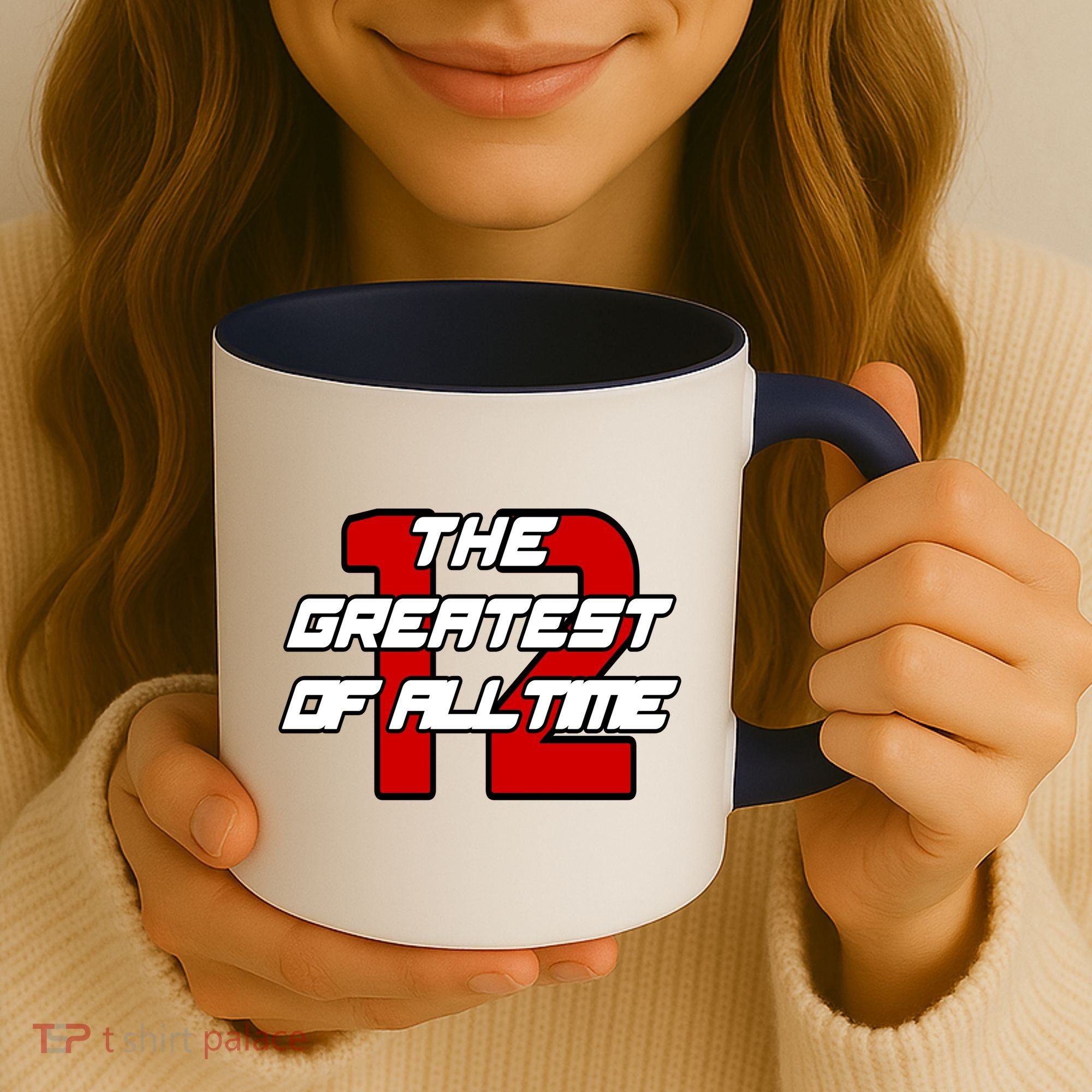 Brady 12 GOAT The Greatest Of All Time Coffee Mug