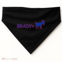 Brady Equals The Goat New England USA-Made Doggie Bandana thumb 0