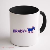 Brady Equals The Goat New England Coffee Mug thumb 1
