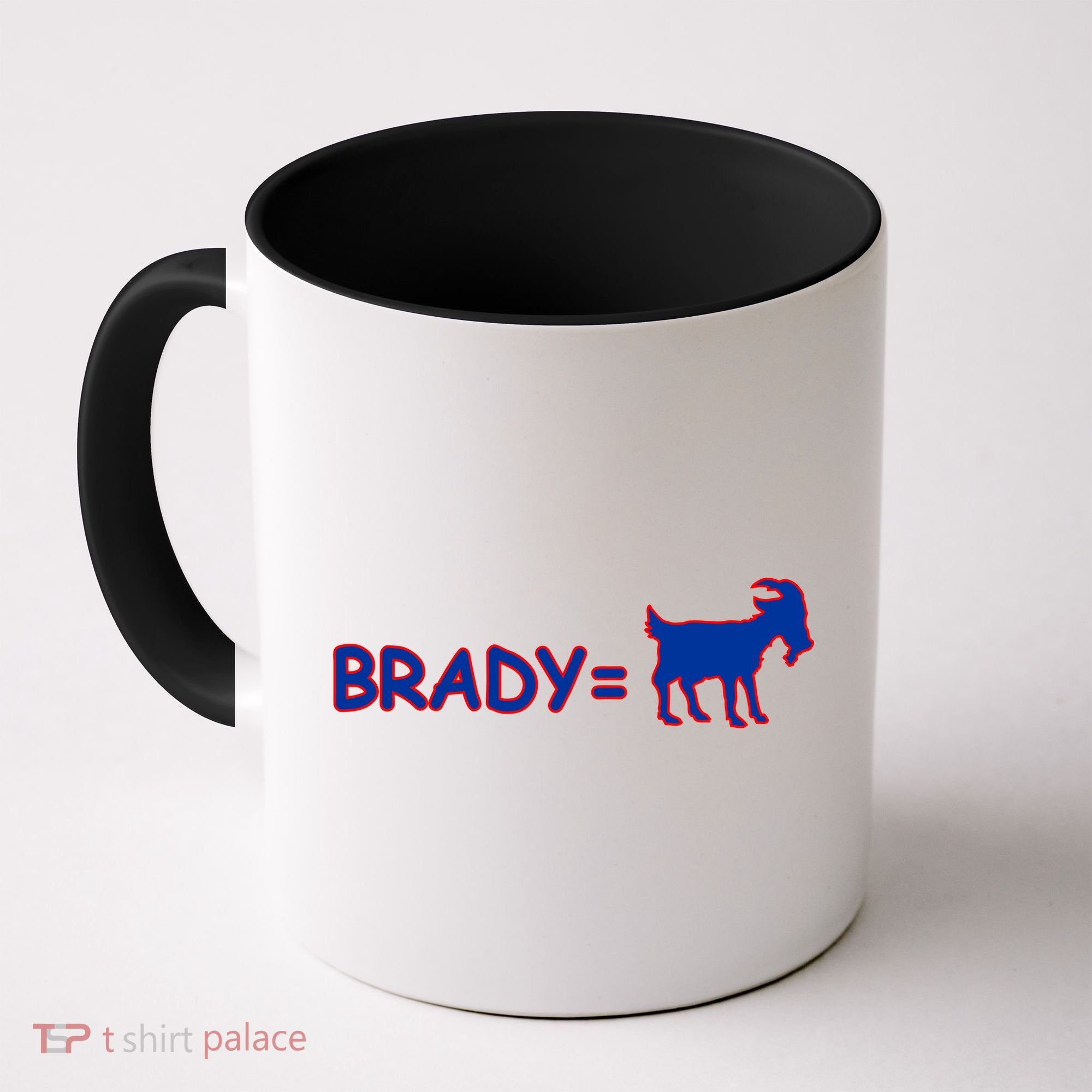 Brady Equals The Goat New England Coffee Mug