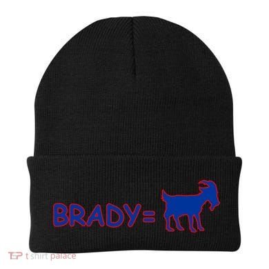 Brady Equals The Goat New England Beanie