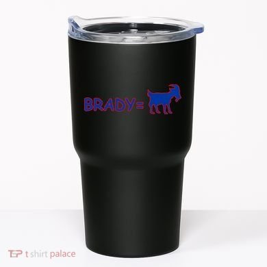 Brady Equals The Goat New England Tumbler