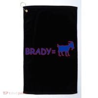 Brady Equals The Goat New England Golf Towel thumb 0