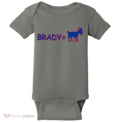 Brady Equals The Goat New England Baby Bodysuit