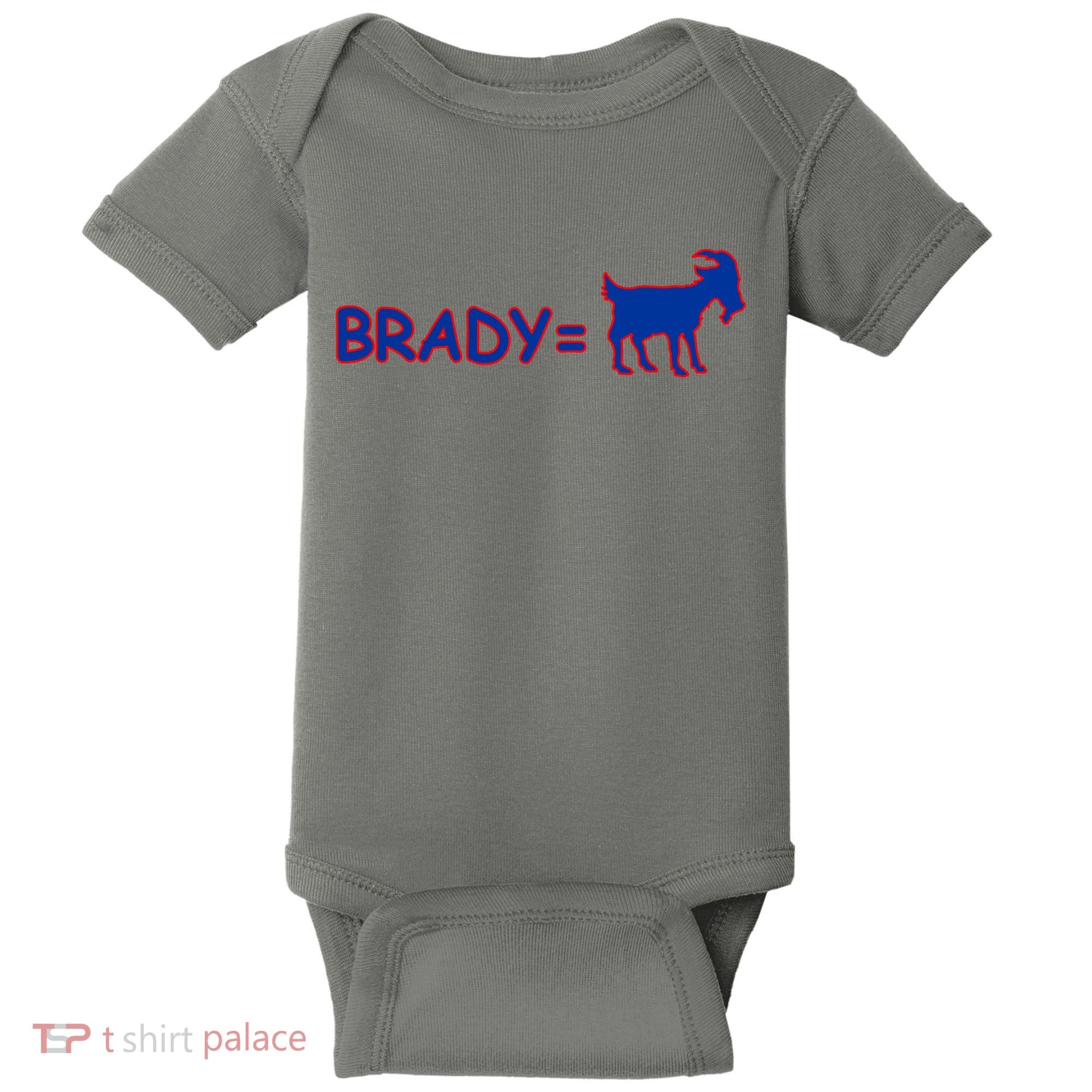 Brady Equals The Goat New England Baby Bodysuit