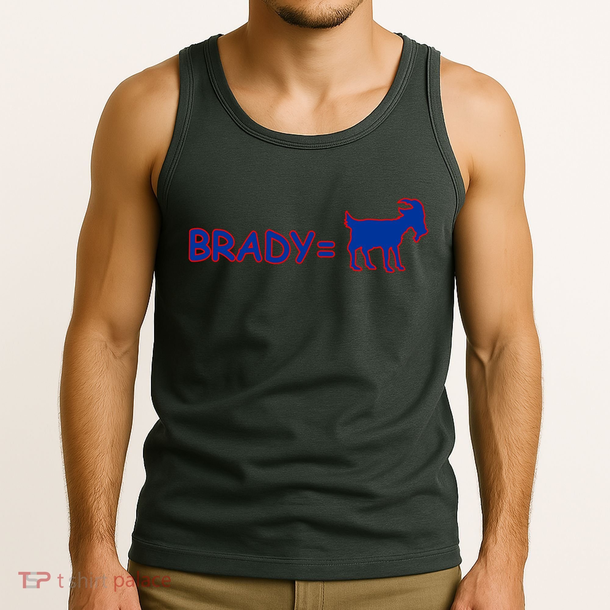 Brady Equals The Goat New England Tank Top