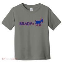 Brady Equals The Goat New England Toddler T-Shirt thumb 0
