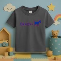 Brady Equals The Goat New England Toddler T-Shirt thumb 3