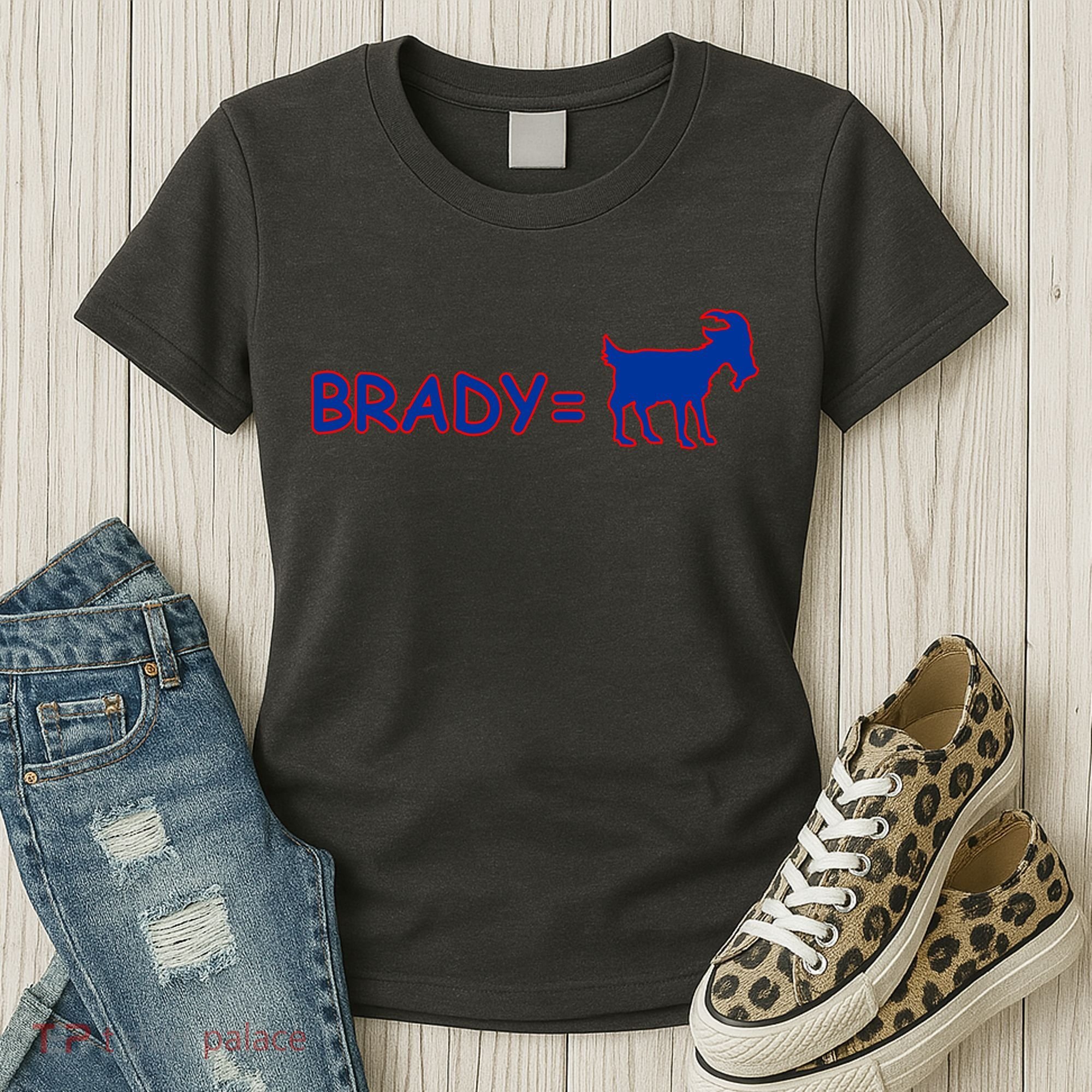 Brady Equals The Goat New England Women's T-Shirt