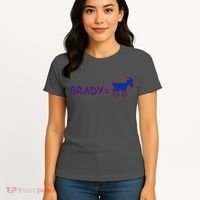 Brady Equals The Goat New England Women's T-Shirt thumb 4