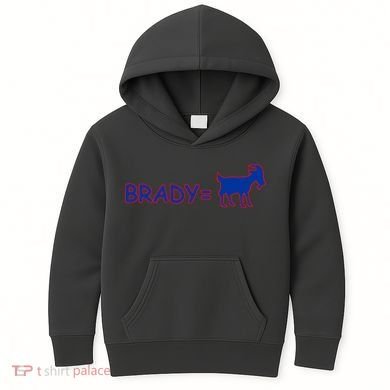 Brady Equals The Goat New England Kids Hoodie