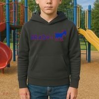 Brady Equals The Goat New England Kids Hoodie thumb 2