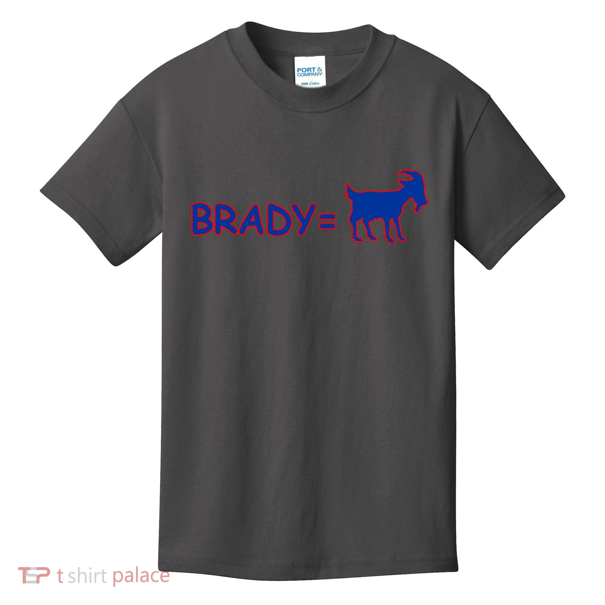 Brady Equals The Goat New England Kids T-Shirt