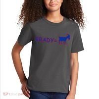 Brady Equals The Goat New England Kids T-Shirt thumb 2