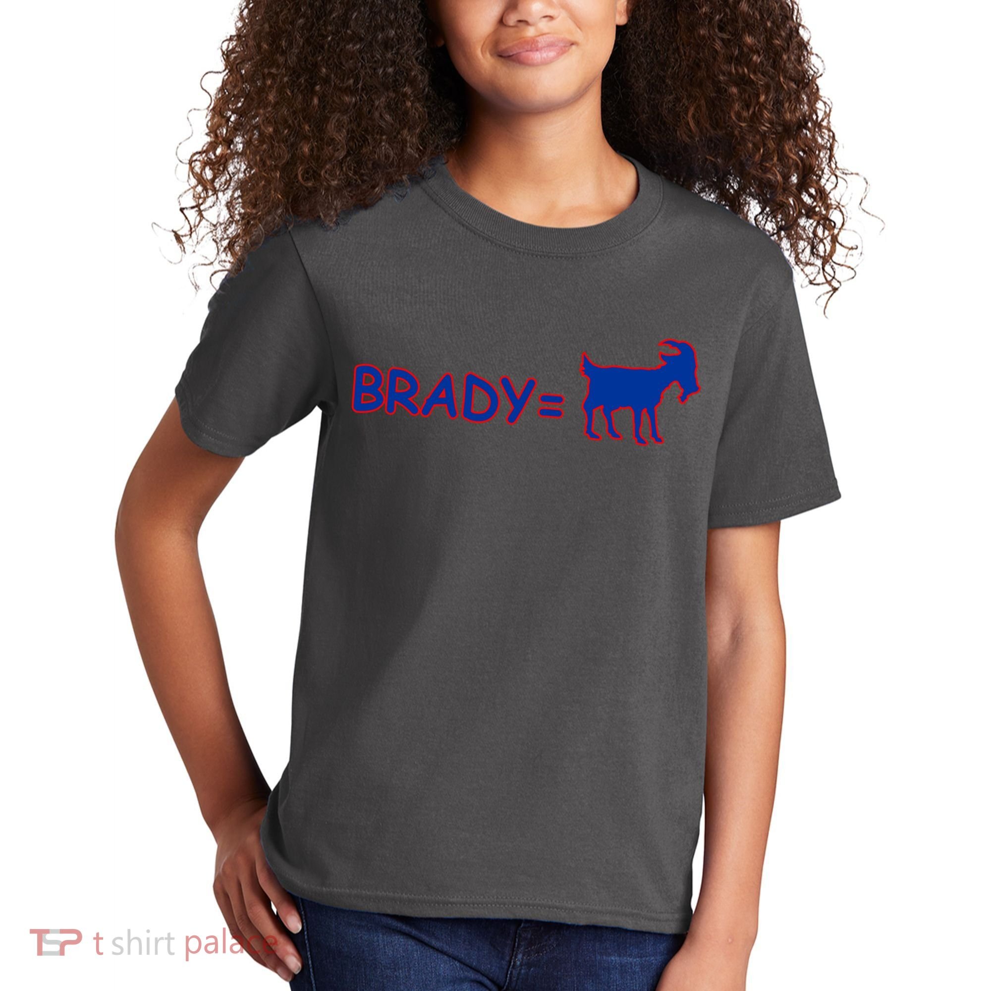 Brady Equals The Goat New England Kids T-Shirt