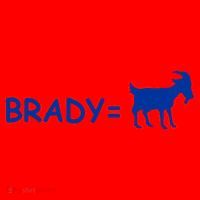 Brady Equals The Goat New England Santa Hat thumb 1