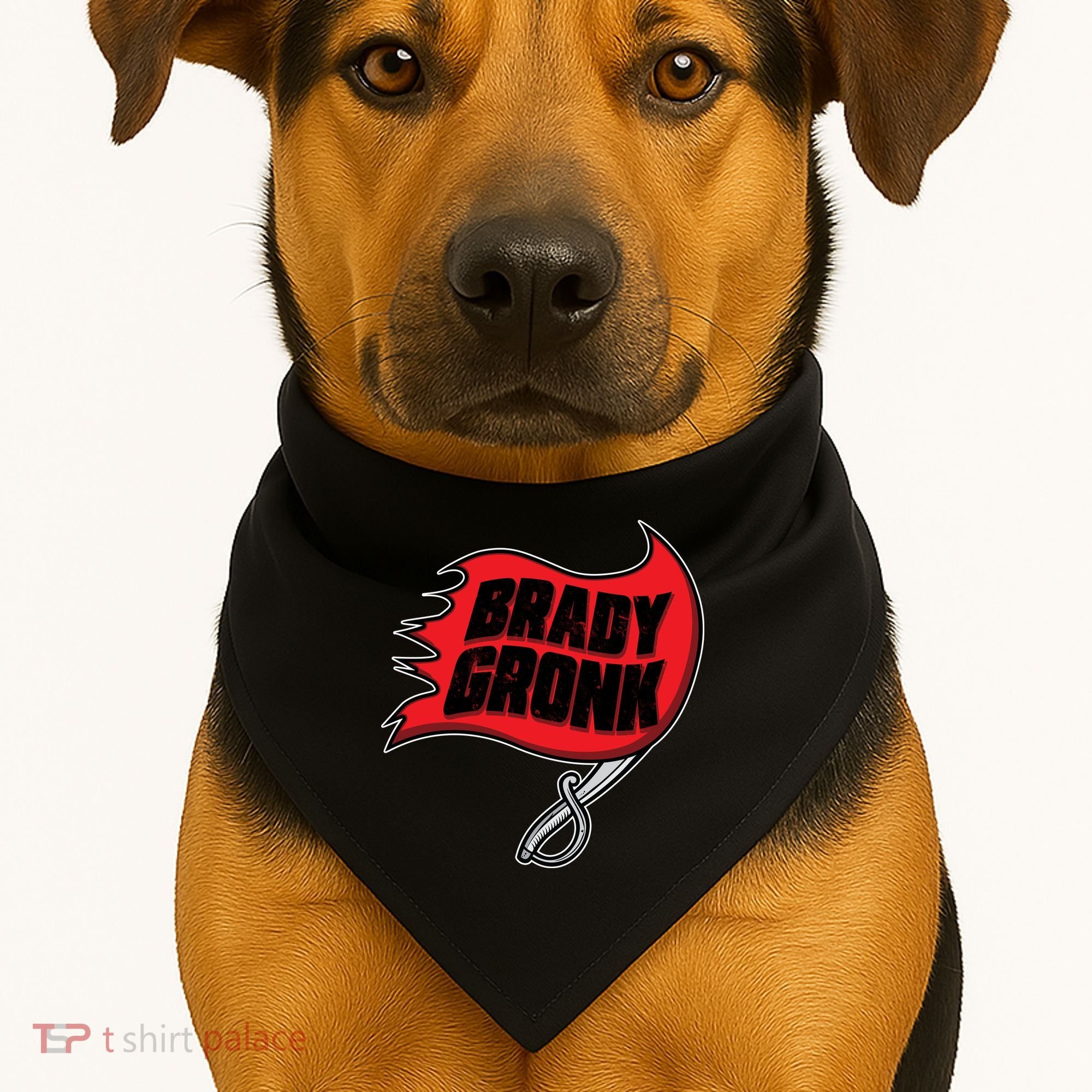 Brady Gronk Tampa Bay Flag USA-Made Doggie Bandana