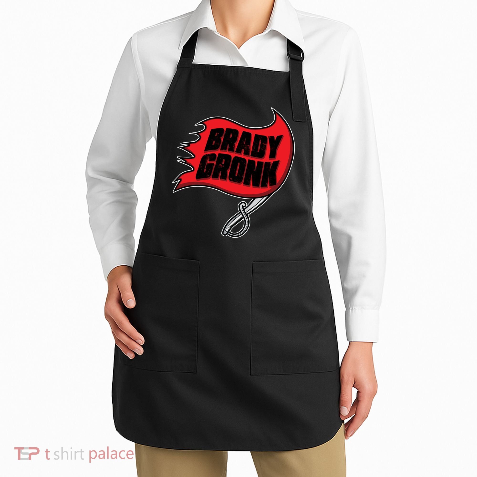 Brady Gronk Tampa Bay Flag Apron