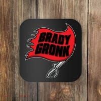 Brady Gronk Tampa Bay Flag Coaster thumb 0