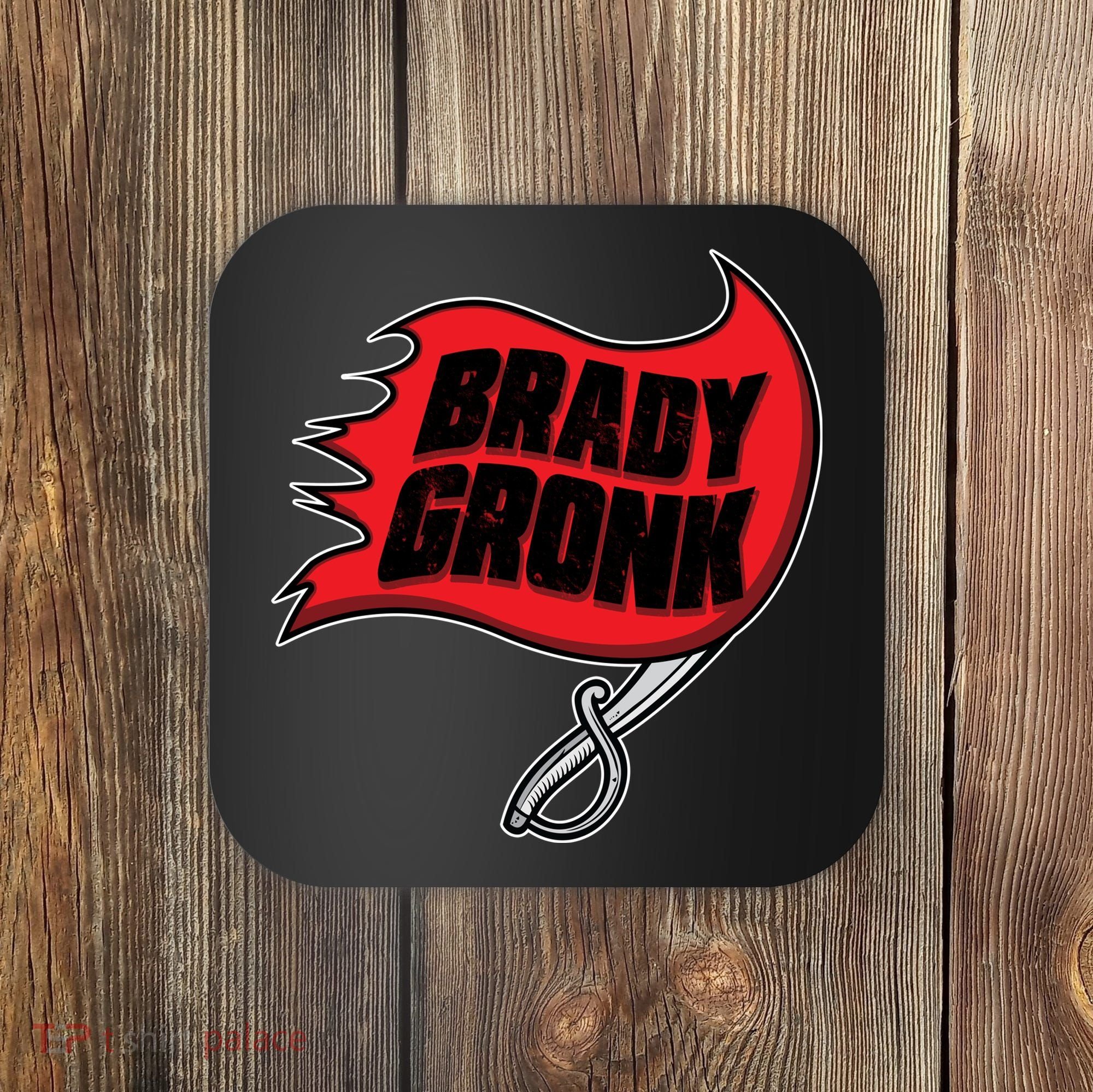 Brady Gronk Tampa Bay Flag Coaster