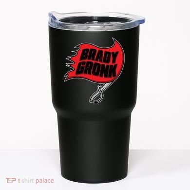 Brady Gronk Tampa Bay Flag Tumbler