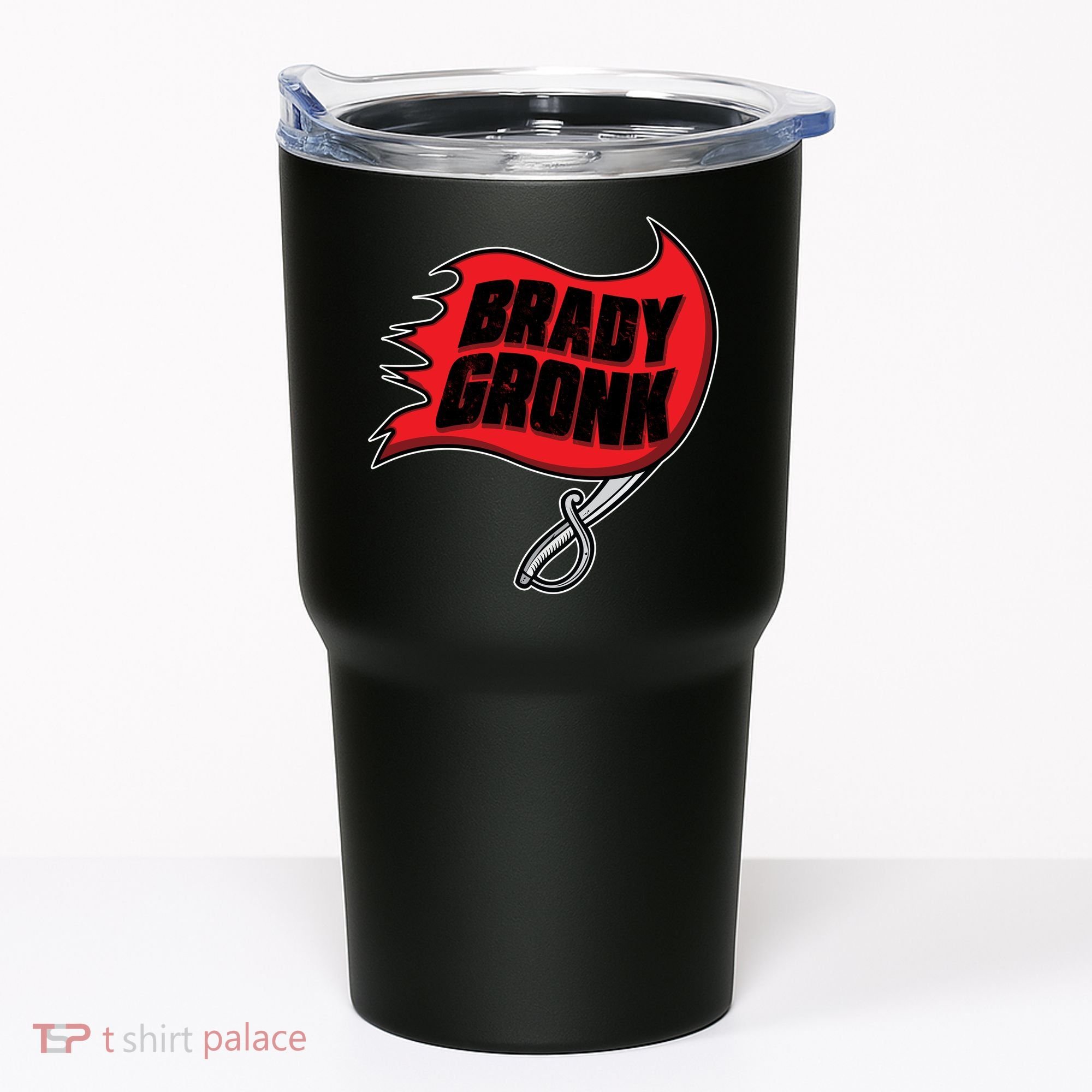 Brady Gronk Tampa Bay Flag Tumbler