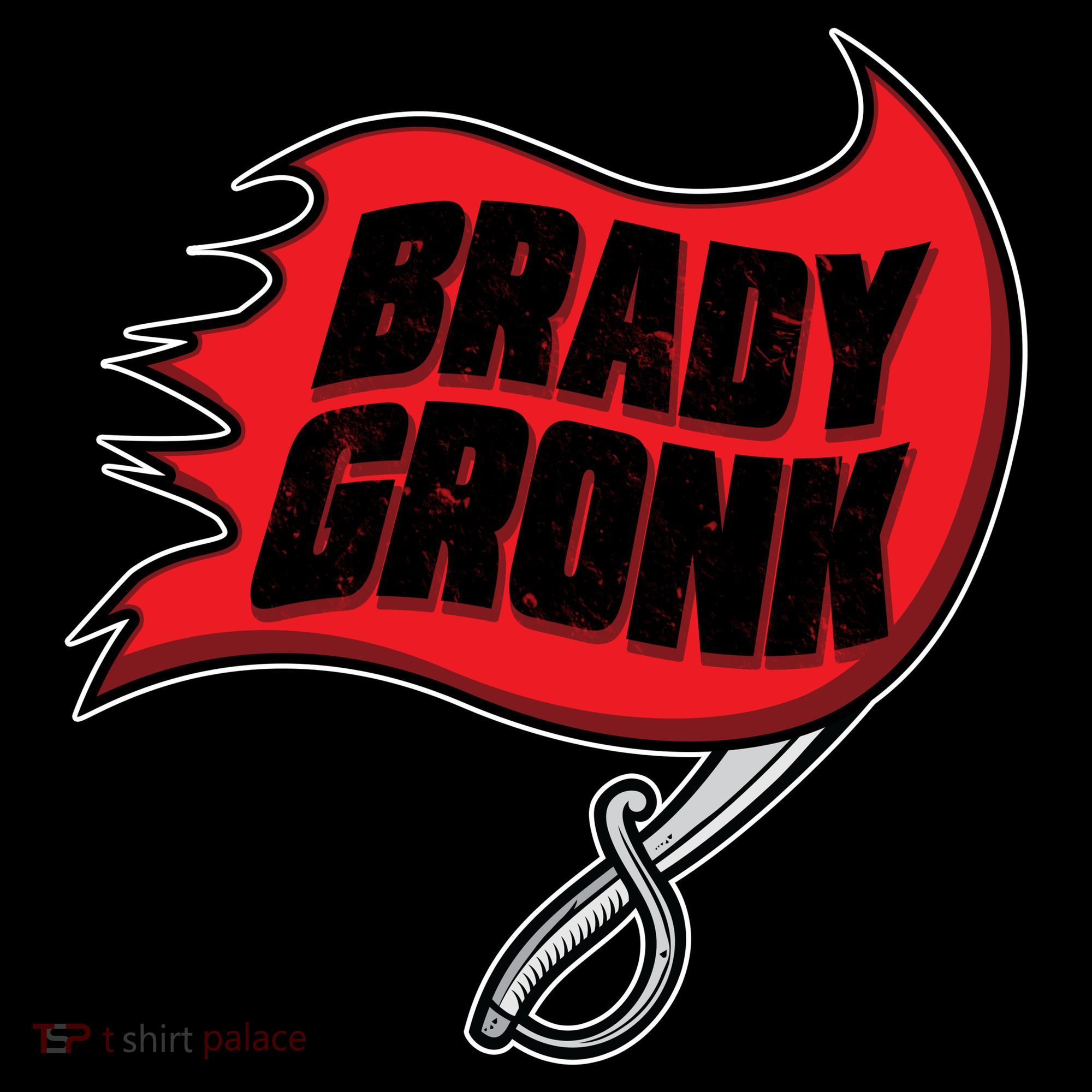 Brady Gronk Tampa Bay Flag Mousepad