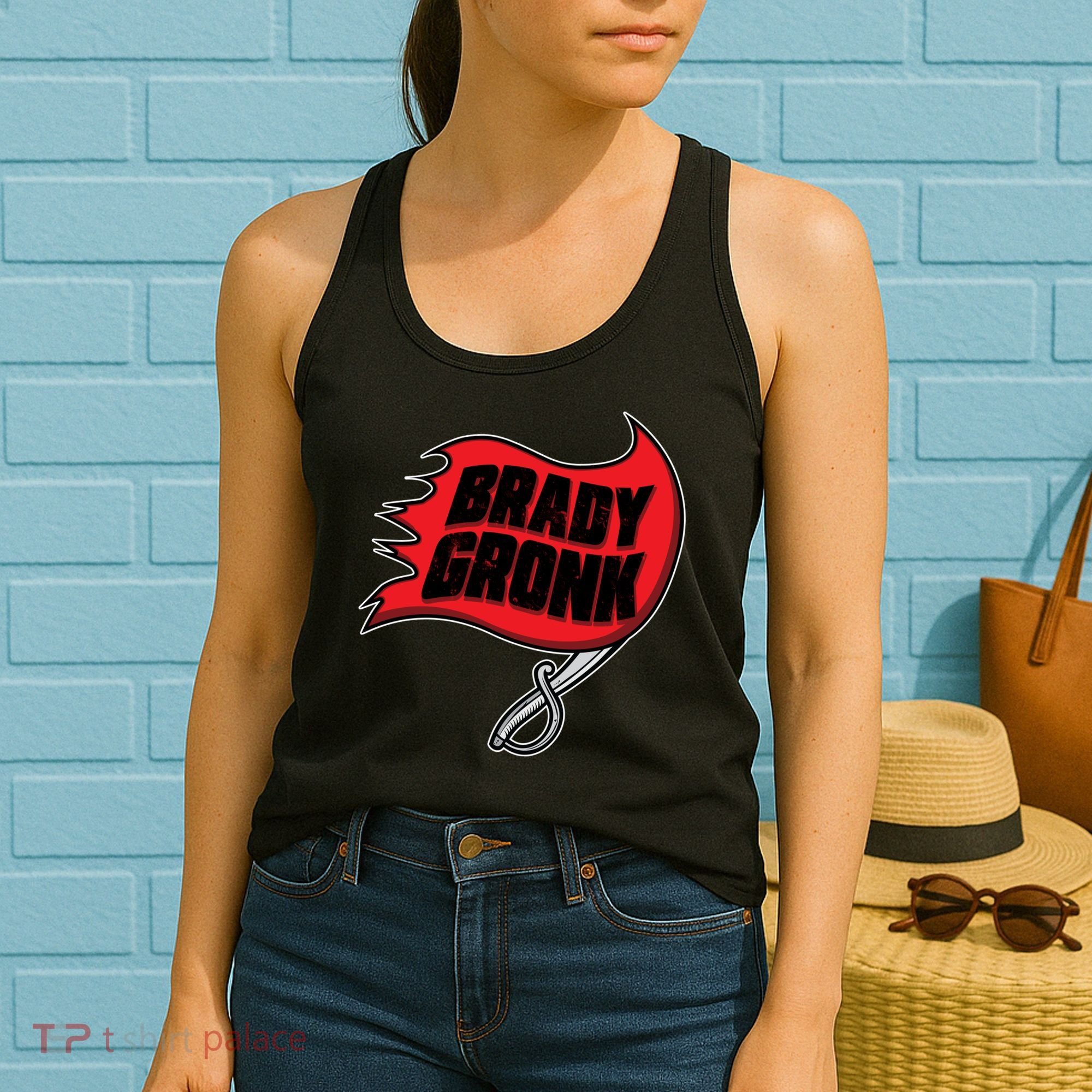 Brady Gronk Tampa Bay Flag Women's Tank Top