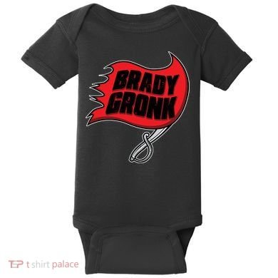 Brady Gronk Tampa Bay Flag Baby Bodysuit