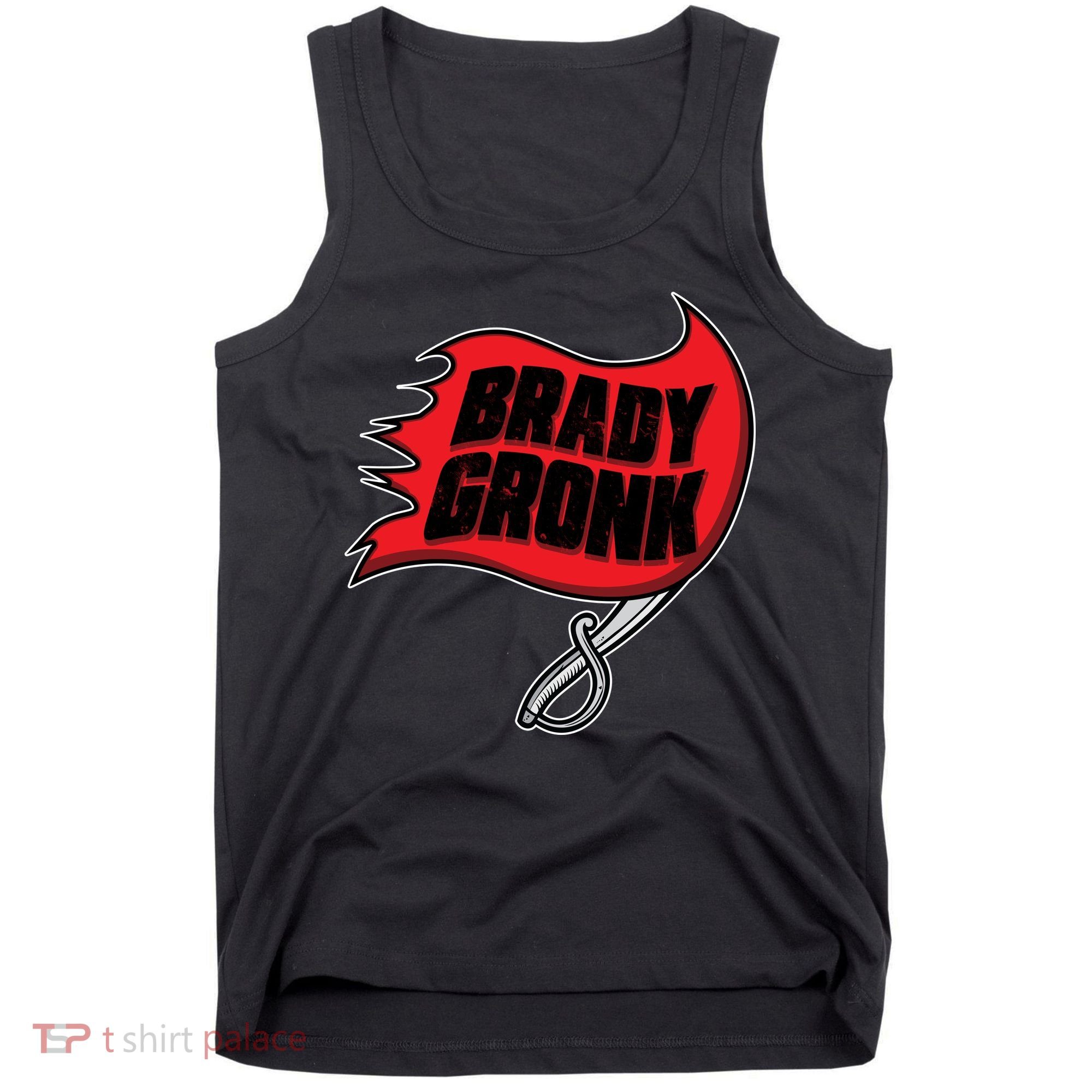 Brady Gronk Tampa Bay Flag Tank Top