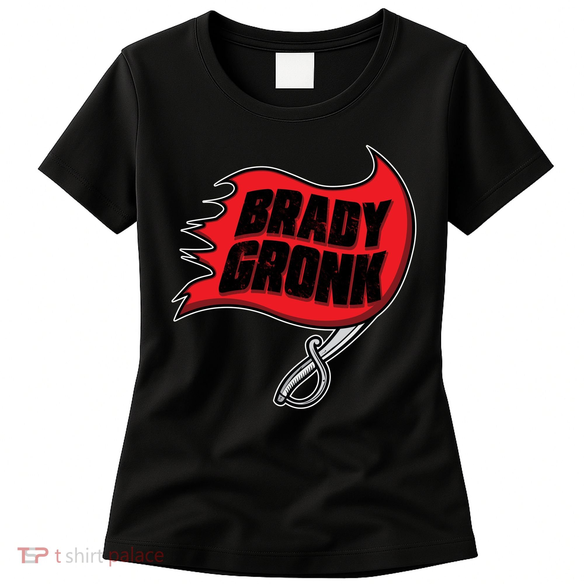 Brady Gronk Tampa Bay Flag Women's T-Shirt