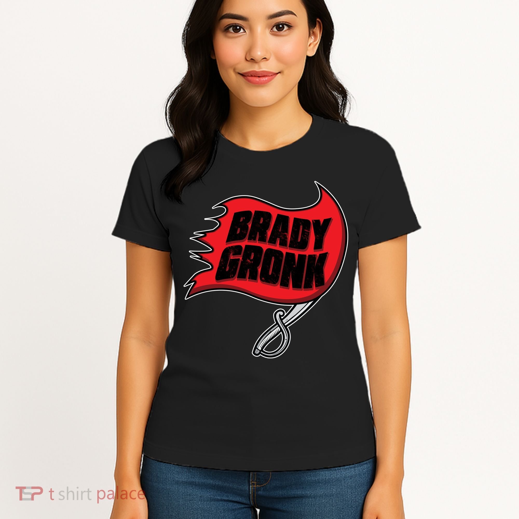 Brady Gronk Tampa Bay Flag Women's T-Shirt