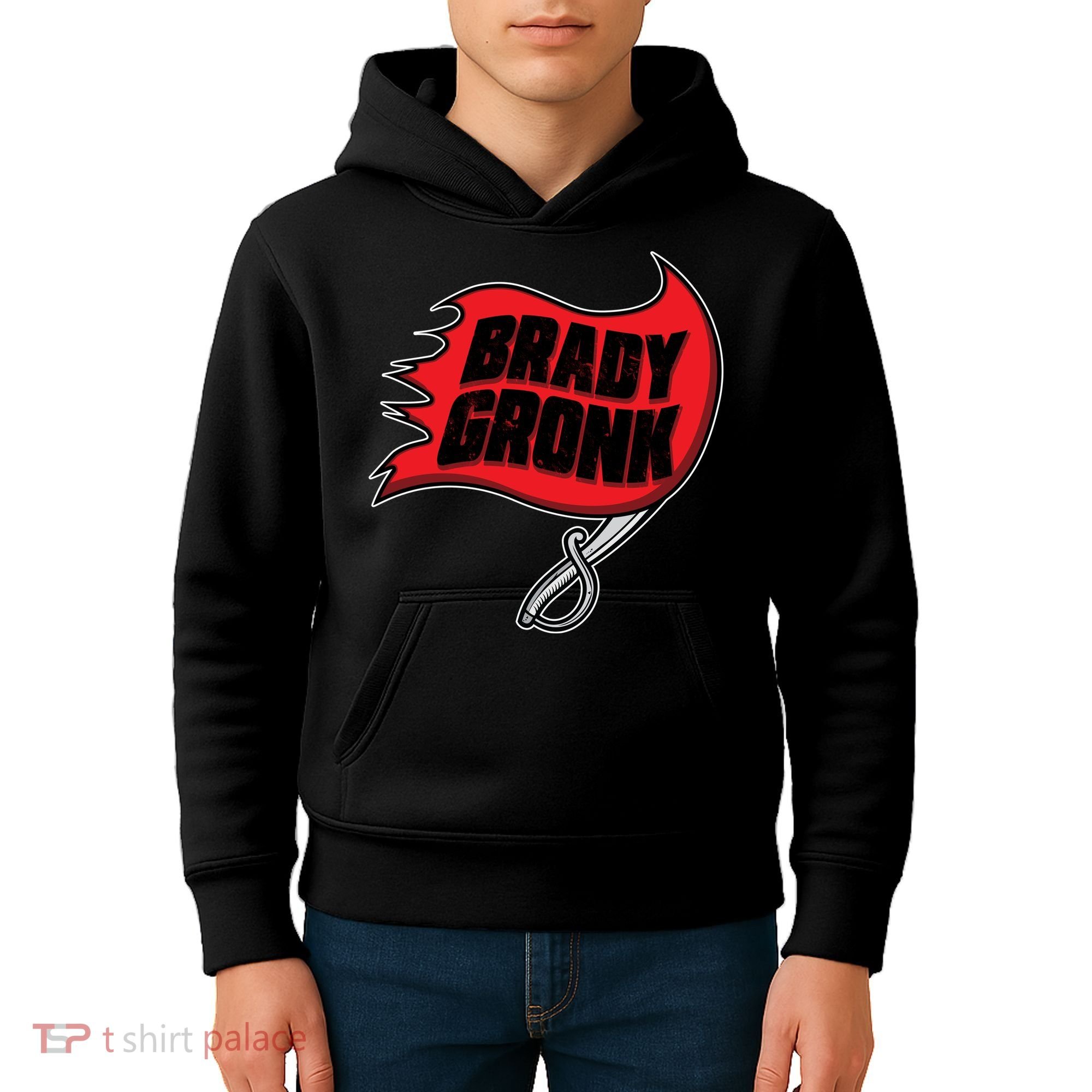 Brady Gronk Tampa Bay Flag Kids Hoodie