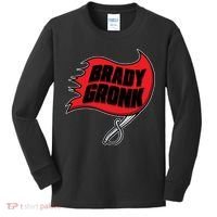 Brady Gronk Tampa Bay Flag Kids Long Sleeve Shirt thumb 0