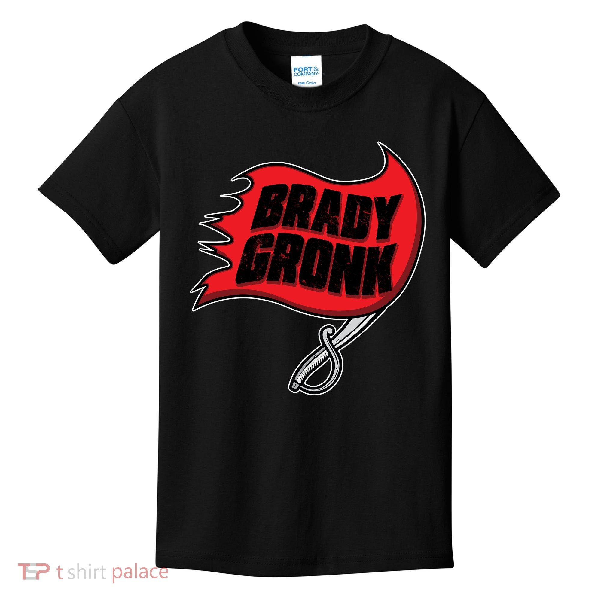 Brady Gronk Tampa Bay Flag Kids T-Shirt