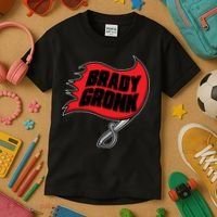 Brady Gronk Tampa Bay Flag Kids T-Shirt thumb 3