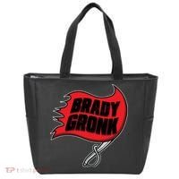 Brady Gronk Tampa Bay Flag Tote Bag thumb 0