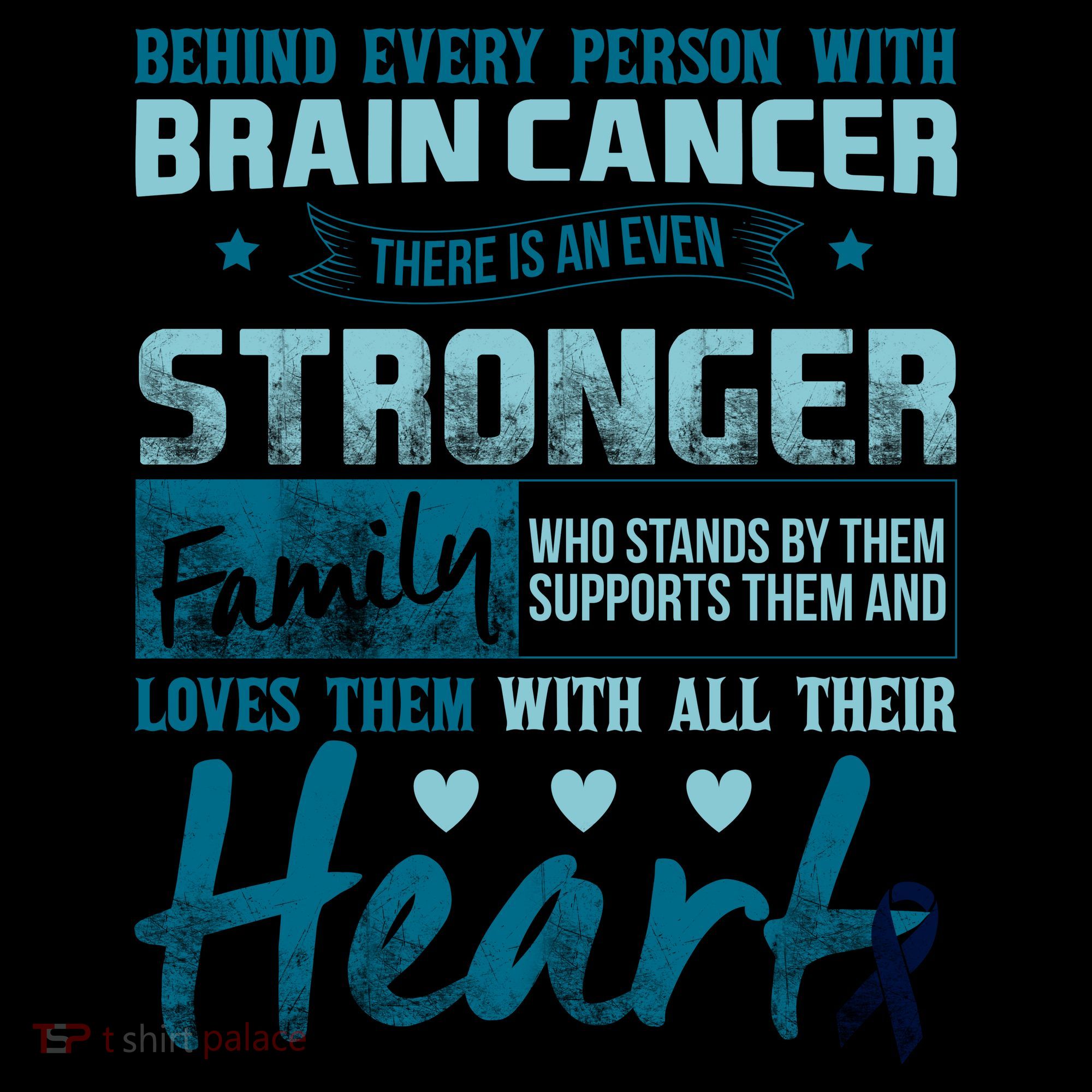 Brain Cancer Awareness Strong Family Coffee Mug