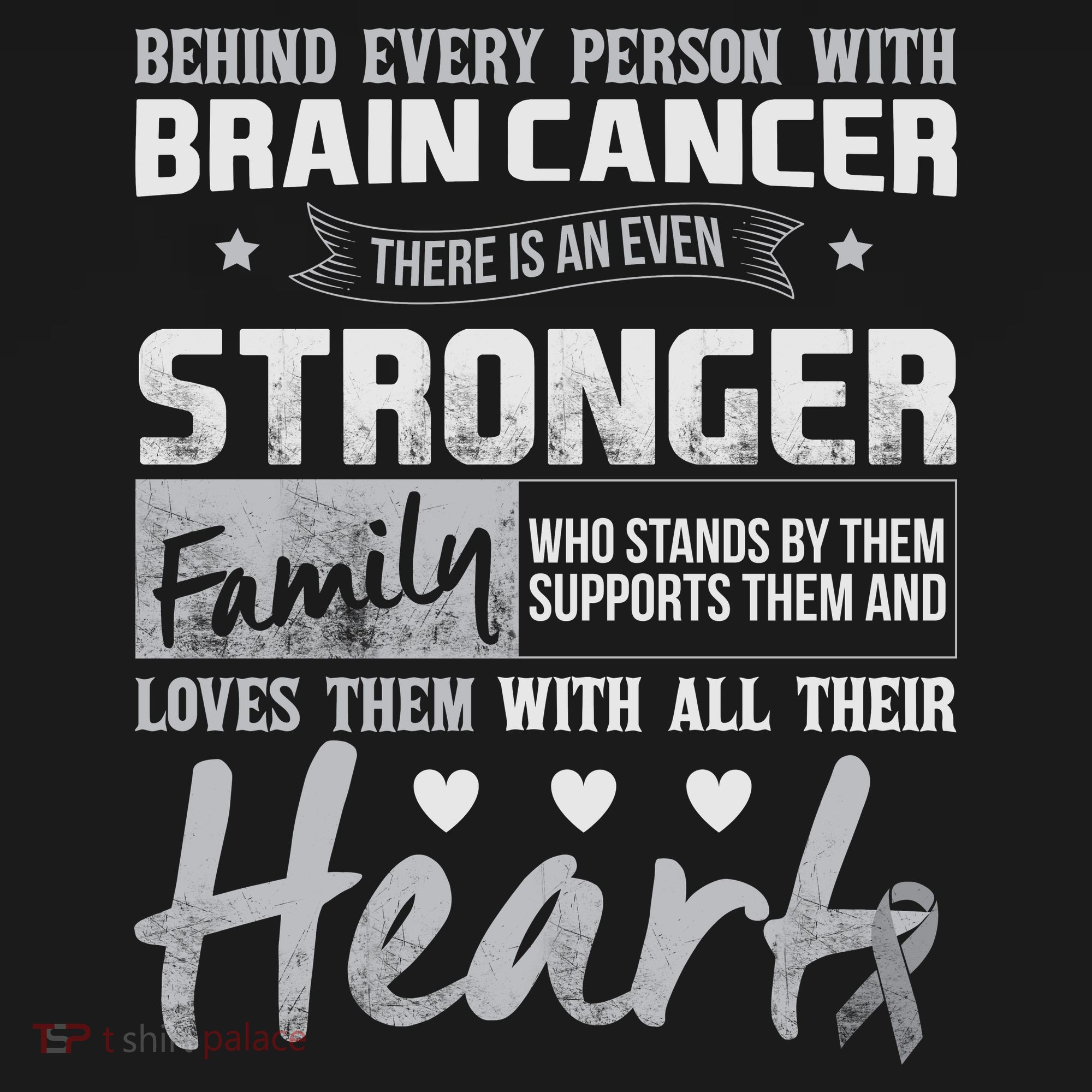Brain Cancer Awareness Strong Family Pajama Set