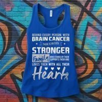 Brain Cancer Awareness Strong Family Women's Tank Top thumb 3