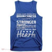 Brain Cancer Awareness Strong Family Tank Top thumb 0
