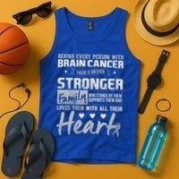 Brain Cancer Awareness Strong Family Tank Top thumb 4