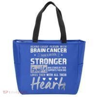 Brain Cancer Awareness Strong Family Tote Bag thumb 0