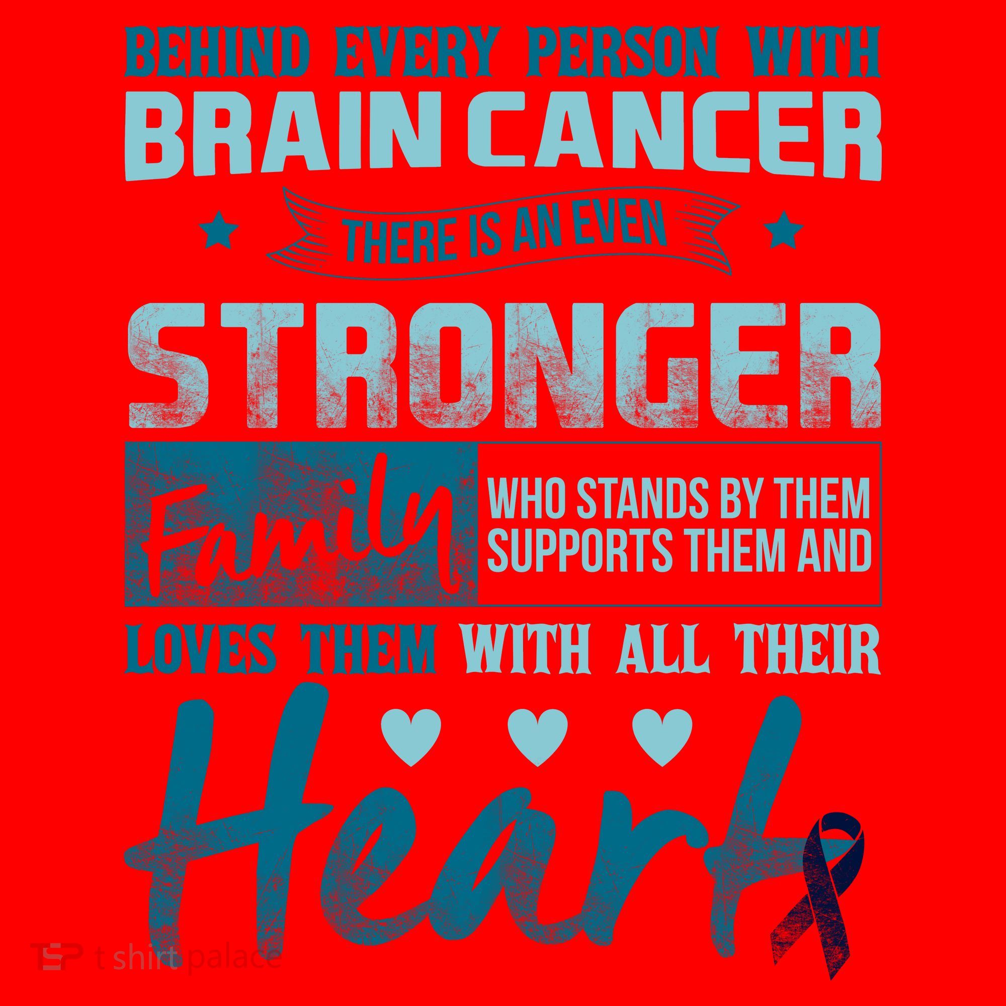 Brain Cancer Awareness Strong Family Santa Hat