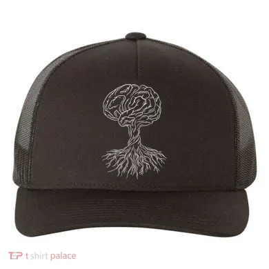 Brain Tree Yupoong Adult 5-Panel Trucker Hat