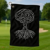 Brain Tree Golf Towel thumb 1